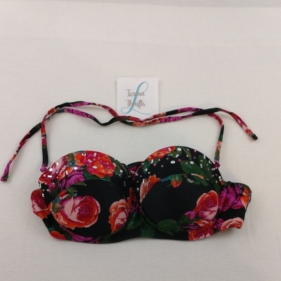 Endless sun rose bikini top size L - Picture 6 of 7